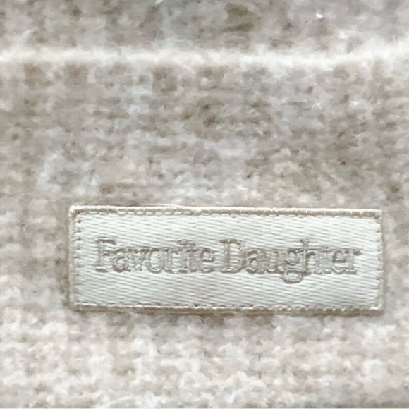 Favorite Daughter Cream Ribbed Knit Beanie - Picture 3 of 5